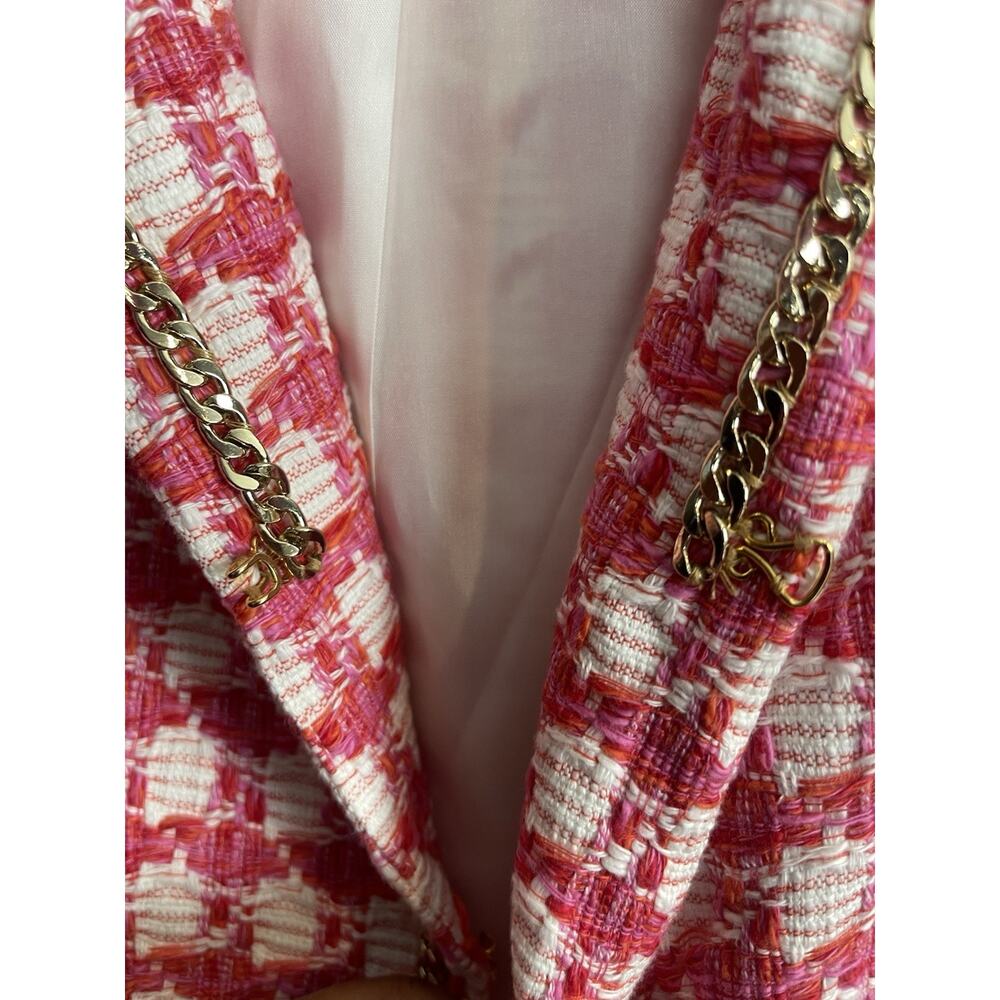 Etcetera Pink and White Tweed Jacket & Skirt Set - Picture 15 of 16